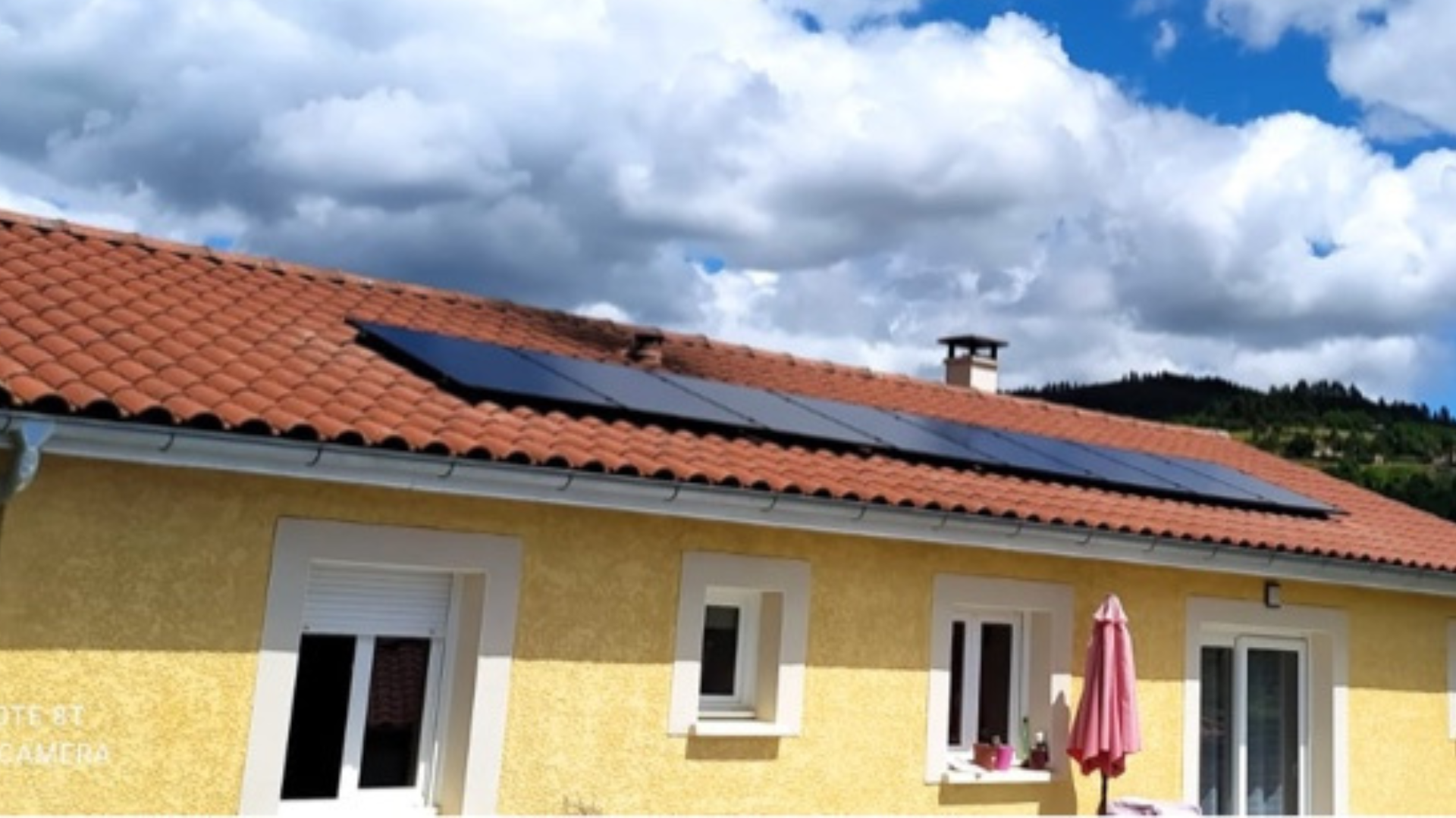 panneau solaire après